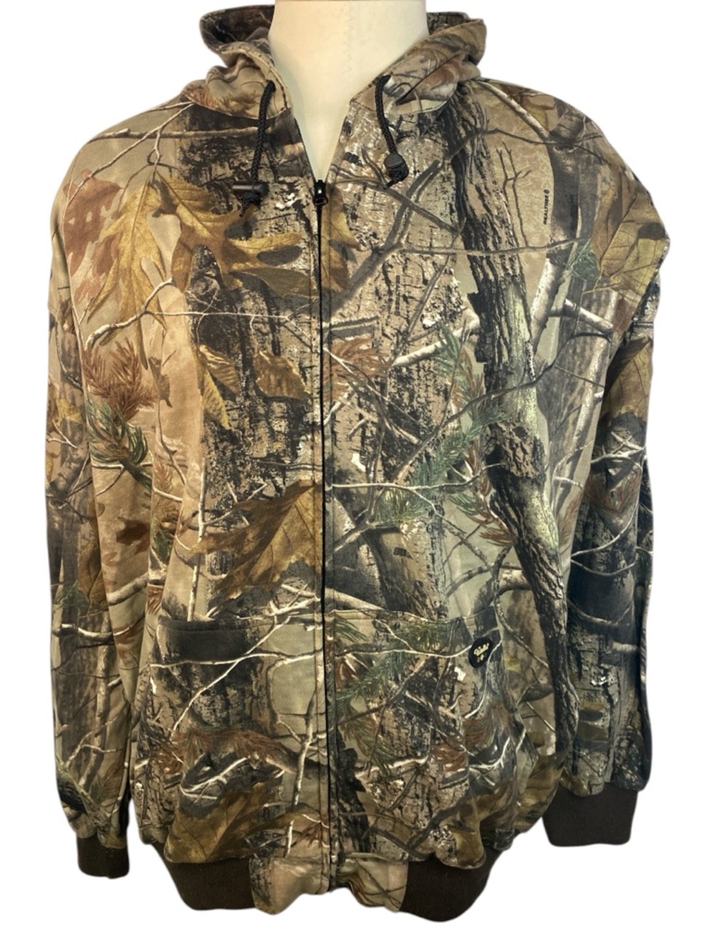 Walls Realtree Camouflage Full Zip Lined Hooded Jacket Men’s 5XL